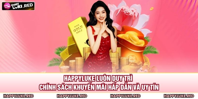 HAPPYLUKE luôn duy trì chính sách khuyến mãi hấp dẫn và uy tín