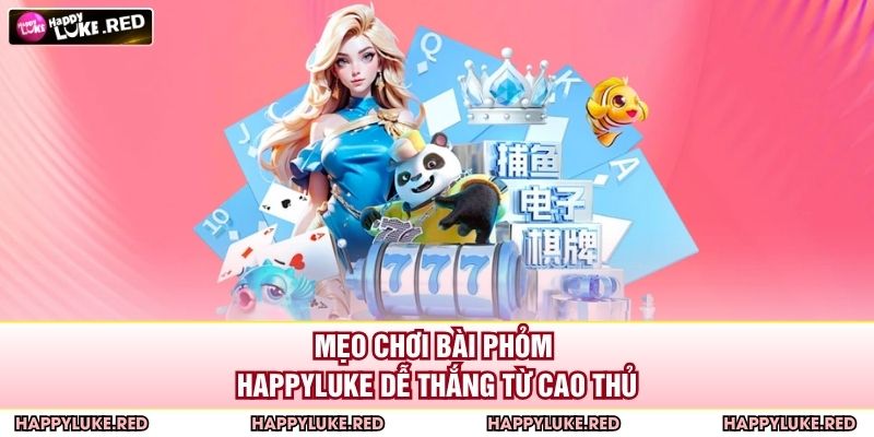 Mẹo chơi bài phỏm HAPPYLUKE dễ thắng từ cao thủ